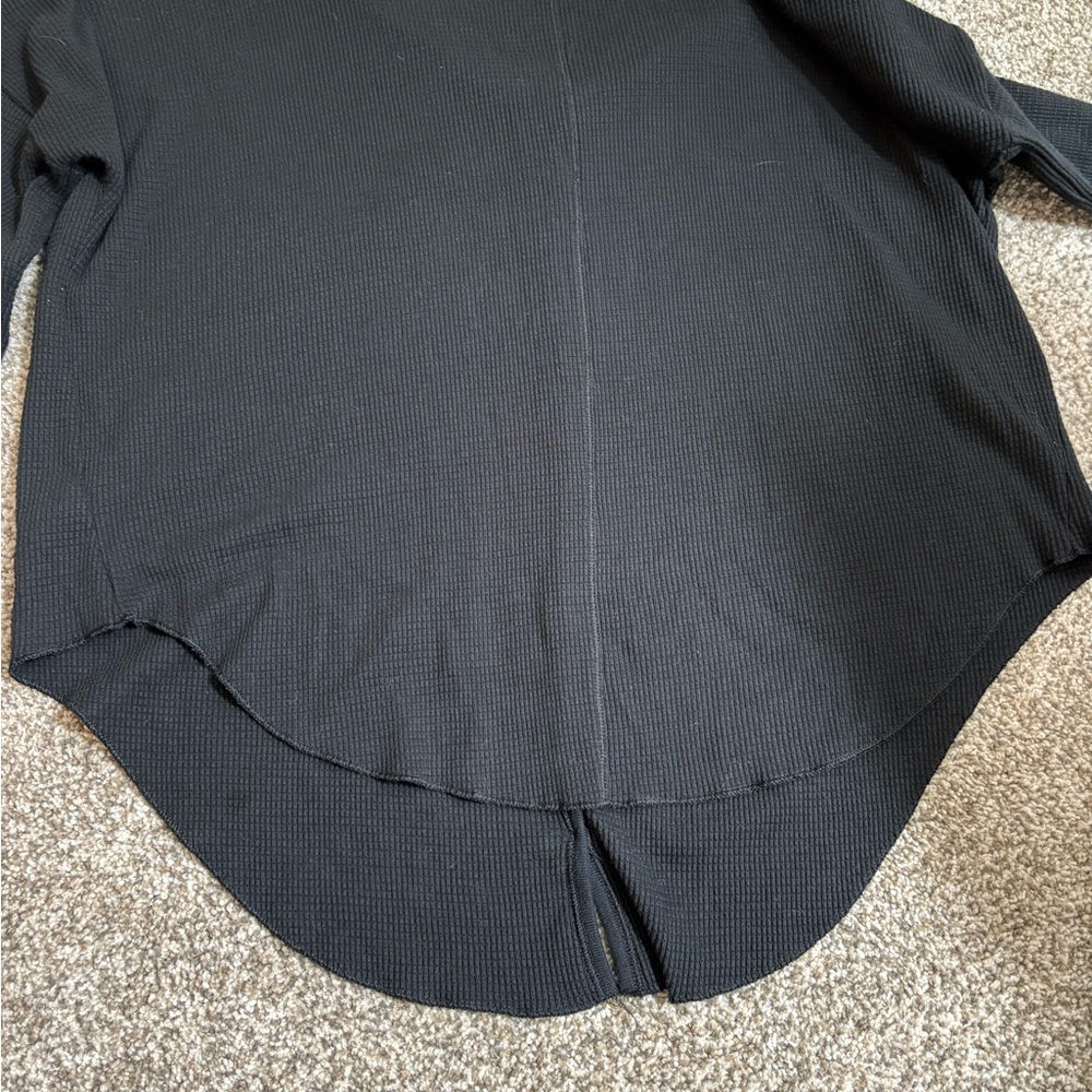 Aritzia The Group Babaton Thermal V-Neck Lounge Cardigan Sweater‎ Women's L - Picture 6 of 9